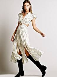 Nwot 168 Free People Dress Ivory Gold Star Foil Jasper Midi Maxi Dress 0 Freepeople Starfoildress Versatile Free People Dress Dresses Dresses For Sale