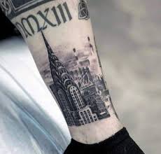 New york skyline tattoos that you can filter by style, body part and size, and order by date or score. 60 New York Skyline Tattoo Designs For Men Big Apple Ink Ideas
