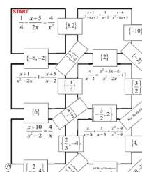 This Product Is A Good Review Of Solving Rational Expressions Level 2 Rational Expressions Solving Equations