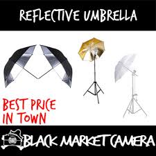 We'll return to reflective positioning next week. Bmc Photography Studio Reflective Umbrella Shoot Through Silver Gold Reflective Photography Video Cameras On Carousell