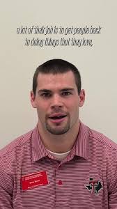 "I want to do something that I love, that I come home smiling every day  because I know I made a positive difference.", Doctor of Physical Therapy  student Beau Burns explains why he chose PT as his ...