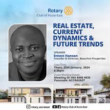 Join us tonight with Ernest Hanson, Founder and Director of Beaufort  Properties. He will share insights