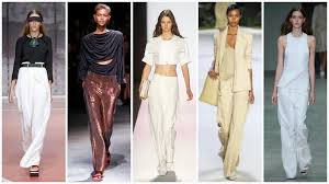 Image result for images of the wide leg trouser fashion
