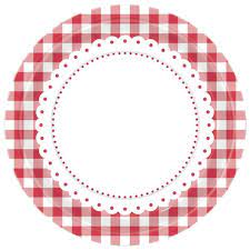 8 Red Gingham Lunch Plates Party Tableware Decorations Birthday Catering Round Ebay Tableware Decoration Gingham Party Red Gingham