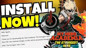 The strongest hero anime rpg download apk + mod version for android: Pre Download Now My Hero Academia The Strongest Hero Youtube