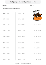 Ordering decimals standard 6.1.a objective: Printable Primary Math Worksheet For Math Grades 1 To 6 Based On The Singapore Math Curriculum