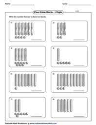 Kindergartners, teachers, and parents who when creating these free kindergarten worksheets, we tried to make the learning material both fun. Base Ten Blocks Worksheets
