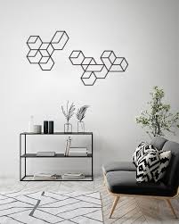 Check out our metal wall art selection for the very best in unique or custom, handmade pieces from our wall decor shops. Geometric Wall Art Wall Decor Set Metal Wall Art Large Wall Art Interior Decor Metal Home Decor Black Hanging Decor Steel Decor Modern Wall Decor Geometric Wall Modern Living Room Wall