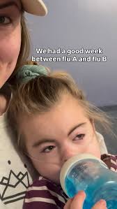 This year has been rough! Hoping we have all the flus covered and can move  onto different illnesses 😂 #medicalmama #corneliadelangesyndrome