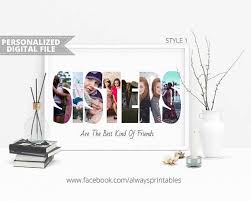 Birthday Gifts For Cousin Sister Sisters Photo Collage Personalized Picture Collage Gifts For Sister Unique Gifts For Sisters Birthday Gift For Her Printable File Unique Gifts For Sister Birthday Gifts For Her Gifts For Your Sister