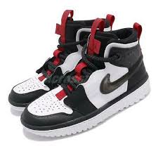 Air Jordan 1 High Red Black White Ad Ebay Link Nike Air Jordan 1 High React I Aj1 Black White Gym Red Men Shoes Ar5321 016 Air Jordans Jordans For Men Mens Shoes Casual Sneakers