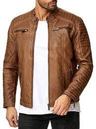 Voir plus d'idées sur le thème veste cuir homme, mode homme, cuir homme. Red Bridge Hommes Veste Simili Cuir Cotele Cuir Veritable Blouson Transition Moto Coton Vestes Veste Simili Cuir Veste En Cuir Veste En Cuir Pour Homme