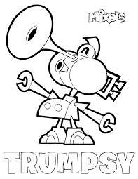 Mixel Coloring Page My Little Corner Coloring Pages Kids Party Color