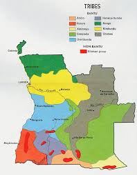 Ethnical Map Of Angola Ambundu Area Marked Yellow Angola Africa Kingdom Of Kongo Africa Tribes