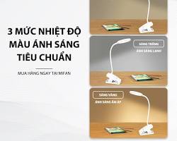 Đèn học kẹp bàn tích điện Weidasi WD6062