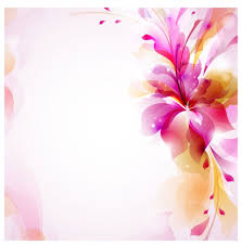 Free Vector Halation With Flowers Background 01 Abstract Flowers Flower Background Design Floral Background