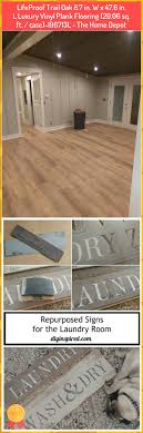 L luxury vinyl plank flooring (20.06 sq. Flooring Ideas Home Lifeproof Flooring Trail Oak