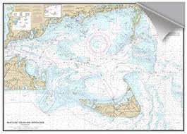 Amazon Com Nantucket Sound Decorative Nautical Chart