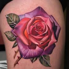 10 Wonderful Tips And Techniques For Realistic Colored Pencil Artists Ideas In 2020 Purple Tattoos Purple Rose Tattoos Realistic Rose Tattoo