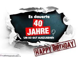 Geburtstag für mann und frau. 40 Geburtstag Lustige Geburtstagskarte Kostenlos Geburtstagsspruche Welt