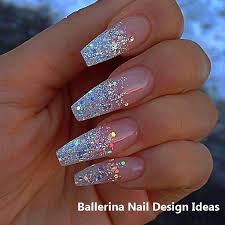 💅 uñas sencillas y bonitas 2020. Trendy Ballerina Nail Art 2019 Nail Ballerinanails Sparkly Nails Ballerina Nails Rhinestone Nails