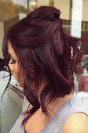 36 Perfect Fall Hair Colors Ideas For Women Worldoutfits Wine Hair Wine Hair Color Dark Red Hair Color