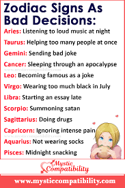 Zodiac Signs As Bad Decisions In 2021 Zodiac Zodiac Compatibility Zodiac Signs