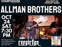 Allman Brothers – Capricorn 10/24/26 SAT 7:30pm