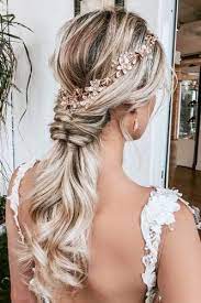 39 Best Pinterest Wedding Hairstyles Ideas Wedding Forward Hair Styles Braided Hairstyles Pretty Ponytails