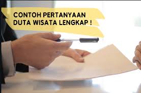 2 dari titiek putri purwantini : Contoh Pertanyaan Pemilihan Duta Wisata Hasbundoya