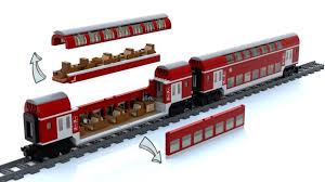Inter City Double Decker Passenger Train Lego Trains Train Lego