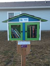 This Habitat For Humanity Little Free Library Was Installed On J And Margaret In Deer Park Wa Happy Little Free Libraries Little Library Habitat For Humanity