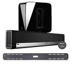 Sonos 3 1 Home Theater System Bundle Playbar Wall Mount Kit For Wireless Home Sound System Home Theater System Cool Tech Gifts