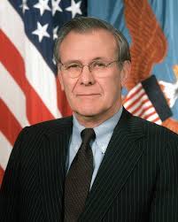 He was the 1st secretary of defense, and he is the oldest person to have held that position and at the same time the youngest person. Donald Rumsfeld Wikipedia