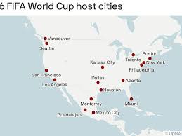 World Cup 2026 host cities announced ...