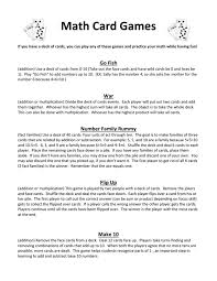 Maybe you would like to learn more about one of these? Math Card Games
