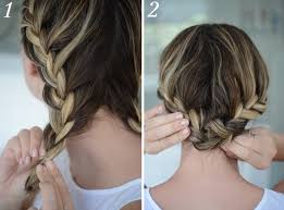 Brush hair before braiding, brush hair to smooth out any knots or tangles. 3 Hairstyle Hacks For A Short Bob Cupcakes Cashmere