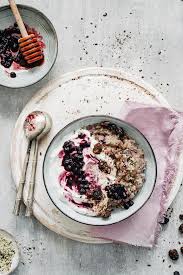 Oatmeal With Greek Yogurt With Vegan Option Recipe Food Pretty Food Photography Pretty Food
