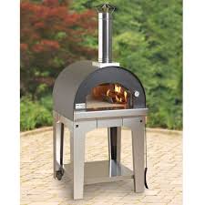 The Rapid Heating Wood Burning Pizza Oven Hammacher Schlemmer Wood Burning Pizza Oven Pizza Oven Wood Burning Oven