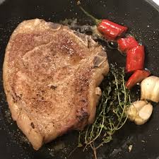 Niedrigtemperatur Garen Kalbskotelett Aus Dem Ofen