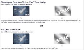 Shoppers who like the trendy clothing and accessories aeo offers can score some great deals by signing up for an aeo connected store credit card or aeo connected visa credit card issued by synchrony bank.both cards come with perks like a 20% discount on your. How To Apply For The American Eagle Credit Card