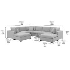 Thomasville Lowell 8-piece Fabric Modular Sectional, Gray **RE-STOCK A