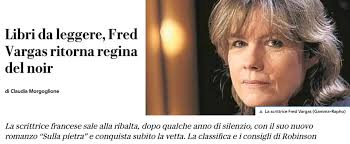 Sulla pietra, Fred Vargas) traduzione della compianta Margherita Botto e  dell'impeccabile Simona Mambrini "Vanno, vengono Ogni tanto si fermano E  quando si fermano, sono nere come il corvo Sembra che ti guardano