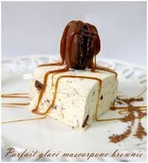 Parfait Glace Au Mascarpone Et Brisures De Brownie Gateaux Et Desserts Parfait Glace Parfait Glace Au Chocolat