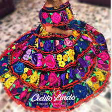 The Beautiful Chiapaneca Dress Is A Masterpiece From The Chiapas Artisans Fully Handmade With Mexican Outfit Mexican Fiesta Dresses Traditional Mexican Dress
