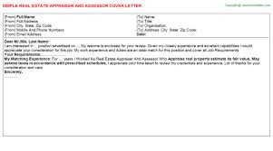 Feb 01, 2019 · a sample cna cover letter that will help you land the job! Real Estate Appraiser And Assessor Cover Letter