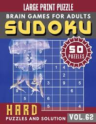 hard sudoku puzzles and solution sudoku puzzle books challenging sudoku hard quiz books for expert sudoku maths book for adults seniors sudo large print paperback trident booksellers cafe
