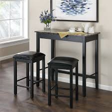 Whether you'd like a little spot for tea time, a the height is adjustable, so you'd probably be able to use whatever chairs or stools you happen to have on hand. Dorel Pub Dining Table Set Indoor Bistro Bar Tables And Chairs Sets Counter Height 3pc