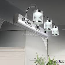 Discover the lowest prices & best customer service on everything contemporary bathroom lighting. Hourglass Makeup Lighting Fixture Modern Stainless Multi Light Vanity Light In Warm White Beautifulhalo Com