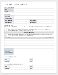 Work order forms lets customers and clients to get require work done without visiting the company or vendor. 15 Free Work Order Templates Smartsheet
